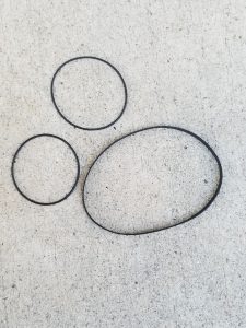 **NEW 3 Replacement BELT SET ** for use with an AIWA Cassette Player Model AD-6450