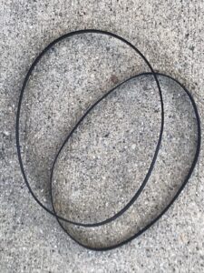 **NEW 2 Belt Replacement Set** for use with Hitachi D-40s D40S Stereo Cassette Tape Deck
