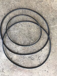 *3 New Replacement BELTS* for use with a Grundig TK 45 TM 45 Reel to Reel Player