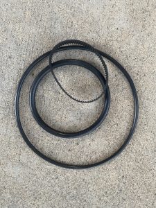 ** 3 New Replacement Belts ** for use with a  BOLEX 8mm SM8 FILM PROJECTOR