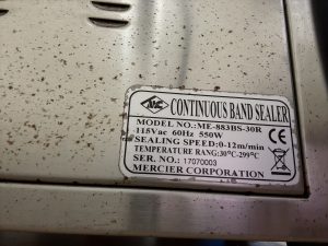 *New Replacement BELT* for use with a Mercier Corporation Continuous Band Sealer Model no ME-883BS-30R - Image 2